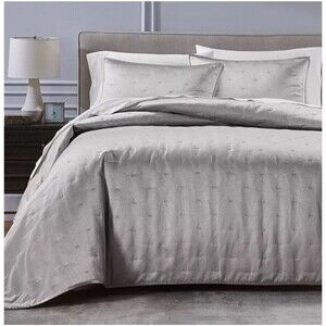 Hotel Collection Glint 3-Piece Full / Queen Coverlet Set , Silver $430